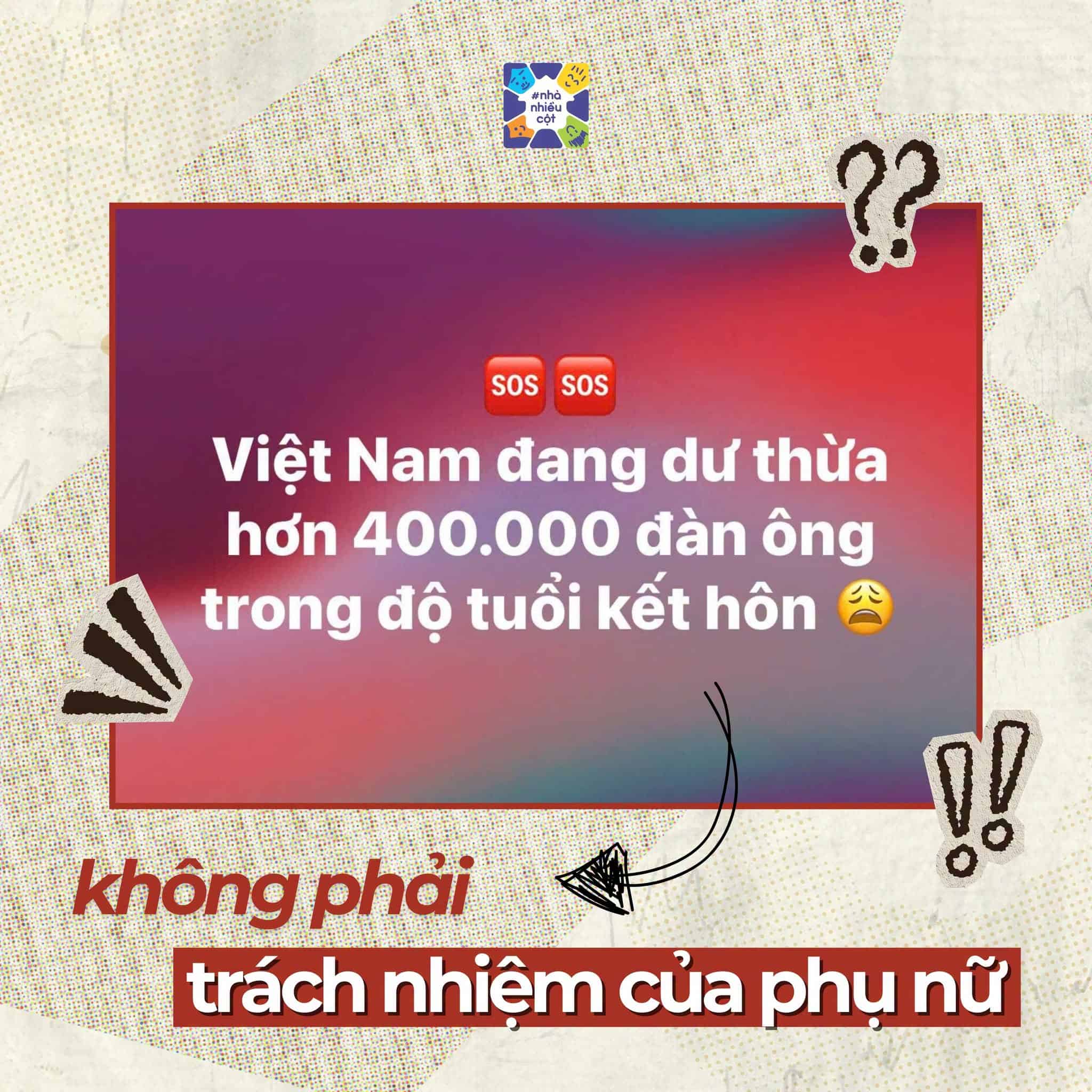 “DƯ THỪA HƠN 400.000 ĐÀN ÔNG TRONG ĐỘ TUỔI KẾT HÔN” - KHÔNG PHẢI TRÁCH NHIỆM CỦA PHỤ NỮ 2 751241807_1070381742085296_8261281506579099779_n